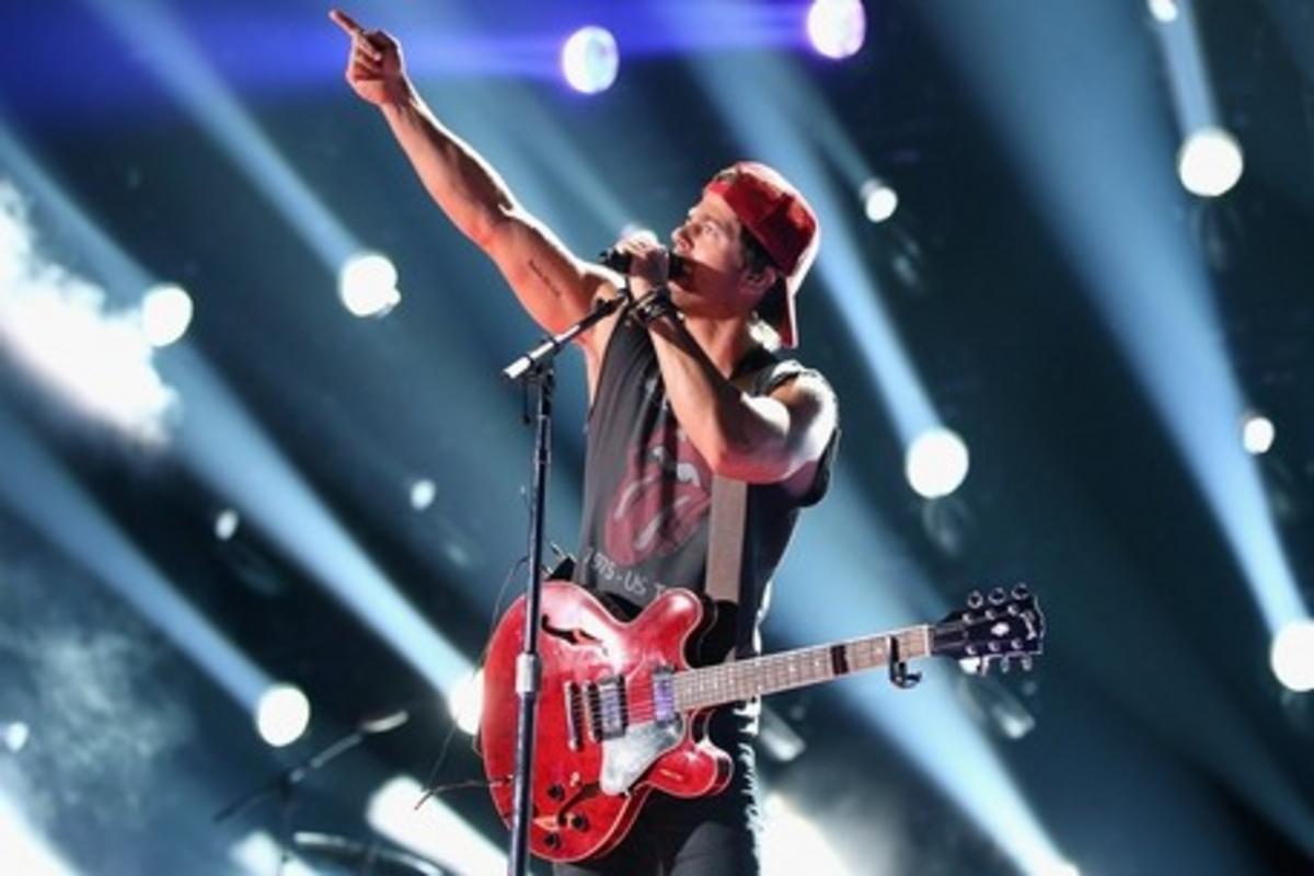 Kip Moore performing live on stage